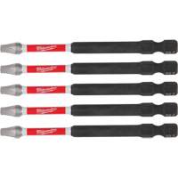 Embouts de tr&eacute;pan &agrave; chocs SHOCKWAVE, Carr&eacute;e, Embout 2, Longueur 3-1/2" Absolute Business Supply