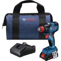 Ensemble visseuse/cl&eacute; &agrave; chocs 2-en-1 pour embouts et douilles, 1/2", 1800 lb-po Couple max., 18 V, Lithium-ion Absolute Business Supply