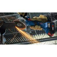 Rectifieuse angulaire sans balais avec interrupteur coulissant, Roue de 4-1/2", 18 V Absolute Business Supply
