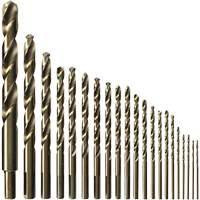 Drill Bit Set, 21 Pieces, Cobalt Absolute Business Supply