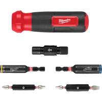Tournevis multi-usage 8-en-1 avec embouts et tourne-&eacute;crous &agrave; chocs SHOCKWAVE, 8-1/3" lo, Prise Coussin&eacute;e Absolute Business Supply