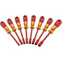 Metric Insulated Nut Driver Set, 1000 V, 8 Pcs Absolute Business Supply