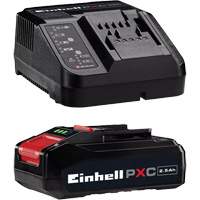 Ensemble de d&eacute;part de batterie et chargeur PXC, Lithium-ion, 18 V, 2,5 Ah Absolute Business Supply