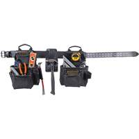Ensemble de tabliers robustes Phantom 4 morceaux, Cuir, Noir Absolute Business Supply