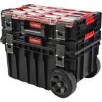 Ensemble roulant de coffres &agrave; outils Arx de 2 morceaux, 23-4/5" x 16" x 20-3/5", Noir Absolute Business Supply