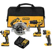 Ensemble quatre outils sans fil et sans balai MAX* (2.0Ah), 20 V Absolute Business Supply