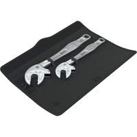 Joker 2 Self-Setting Spanner Set, Adjustable, 2 Pieces, Imperial and Metric Absolute Business Supply