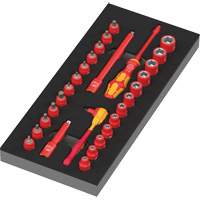 Foam Insert 8007 A VDE Zyklop VDE Ratchet Set 1, 1000 V, 30 Pcs Absolute Business Supply