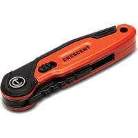 Couteau utilitaire pliant, 1" lame, lame en Acier, poign&eacute;e en Aluminium Absolute Business Supply