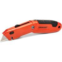 Couteau r&eacute;tractable, Acier, Prise en Aluminium Absolute Business Supply