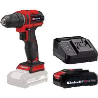 Cordless Drill/Driver with 2.5Ah PXC Battery & Charger Starter Kit, Lithium-Ion, 18 V, 3/8" Chuck, 354 in-lbs Torque Absolute Business Supply