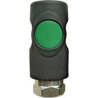 TOPQUIK S1 Ultraflo 7.8 mm Quick Coupler, Polyester Composite/Stainless Steel, 1/4", Female NPT, 174 PSI Absolute Business Supply