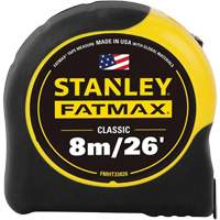 Ruban &agrave; mesurer FATMAX, 1-1/4" x 26'/8 m, Marques de goujon Imp&eacute;rial & m&eacute;trique Absolute Business Supply