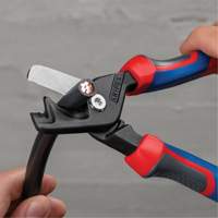 StepCut&reg; XL Cable Shears with KNIPEXTEND Handle, 9" Absolute Business Supply