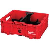 Bac &agrave; profil bas PACKOUT, 15" x 18-5/8" x 6-5/8", Noir/Rouge Absolute Business Supply