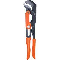 Quick-Adjust S-Jaw Pipe Wrench, 2" Jaw Capacity, 16-3/5" Long, Powder Coated Finish, Dipped Handle Absolute Business Supply
