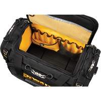 Sac &agrave; outils de chantier ToughSystem 2.0 r&eacute;sistant &agrave; la salet&eacute;, 1680 Denier, 50 pochettes, Noir/Jaune Absolute Business Supply