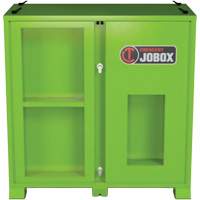 Armoire de rangement d'&eacute;PI sur place, Acier, Vert lime haute visibilit&eacute; Absolute Business Supply