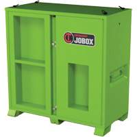 Armoire de rangement d'&eacute;PI sur place, Acier, Vert lime haute visibilit&eacute; Absolute Business Supply