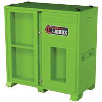 Armoire ventil&eacute;e pour le rangement d'&eacute;PI sur place, Acier, Vert lime haute visibilit&eacute; Absolute Business Supply