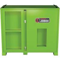 Armoire ventil&eacute;e pour le rangement d'&eacute;PI sur place, Acier, Vert lime haute visibilit&eacute; Absolute Business Supply