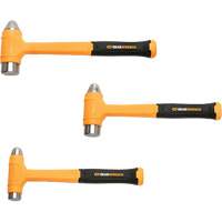 Dead Blow Ball Pein Hammer Set, 3 Pieces Absolute Business Supply