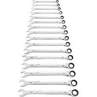 Jeu de cl&eacute;s 120XP Universal Spline XL, Combinaison &agrave; cliquet, 16 morceaux, M&eacute;trique Absolute Business Supply