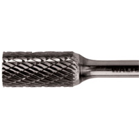 Double Cut Cylindrical Carbide Burr, 1/2" Dia., 1/4" Shank, 1" Depth of Cut Absolute Business Supply