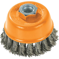 Brosse-boisseau, 3" dia. x 5/8"-11 arbre Absolute Business Supply