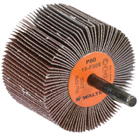 Flap Wheels-Coolcut Flap Wheels, Aluminum Oxide, 80 Grit, 2-1/2" x 1-1/2" x 1/4" Absolute Business Supply