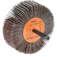 Flap Wheels-Coolcut Flap Wheels, Aluminum Oxide, 60 Grit, 3" x 1" x 1/4" Absolute Business Supply