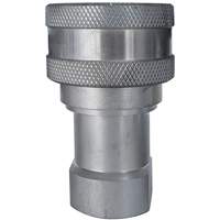 Hydraulic Quick Coupler - Stainless Steel Manual Coupler, Brass/Stainless Steel Absolute Business Supply