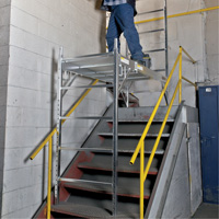 &eacute;chafaudages mobiles - &eacute;chafaudage maxi carr&eacute;, Cadre Aluminium, 74" p x 75" h Absolute Business Supply