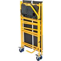 nsemble d'&eacute;chafaudage &agrave; montant de s&eacute;curit&eacute; & tablette pour outils de 4' Jobsite Series, Cadre Acier, 49-1/2" p x 57-3/4" h Absolute Business Supply