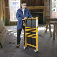 Ensemble de petit &eacute;chafaudage de base de 4' Jobsite Series, Cadre Acier, 41" p x 45-3/4" h Absolute Business Supply