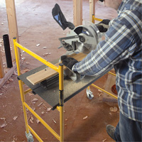 Ensemble de petit &eacute;chafaudage de base de 4' Jobsite Series, Cadre Acier, 41" p x 45-3/4" h Absolute Business Supply