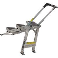 &eacute;chelle escabeau avec roues pivotantes, 3 marches, 34" x 22" x Hauteur 50,75" Absolute Business Supply