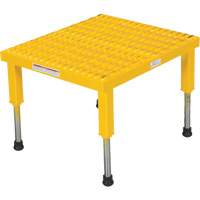 Plate-forme ajustable Step-Mate, 1 marche(s), 23-1/2" la x 19-9/16" lo x 16-1/2" h, Capacit&eacute; 500 lb Absolute Business Supply