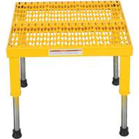 Plate-forme ajustable Step-Mate, 1 marche(s), 23-1/2" la x 19-9/16" lo x 16-1/2" h, Capacit&eacute; 500 lb Absolute Business Supply