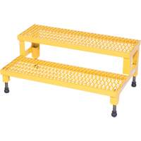 Plate-forme ajustable Step-Mate, 2 marche(s), 36-3/16" la x 22-7/8" lo x 15-1/4" h, Capacit&eacute; 500 lb Absolute Business Supply