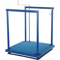 Ergonomic Posi-Crank Platform With Anti-Fatigue Mat, 36" W x 72" D, 500 lbs. Capacity, All-Welded Absolute Business Supply