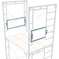 Garde-corps dextr&eacute;mit&eacute; extensible pour l'&eacute;chafaudage, Barre de retenue, 21" h Absolute Business Supply