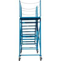 Snow Ladder, Steel, 10 Steps, 99" H, 85-1/2" D, 48" Step, Serrated Absolute Business Supply
