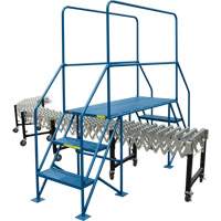 Crossover Ladder, 35-1/2" Overall Span, 31-1/2" H x 22" D, 22" Step Width Absolute Business Supply