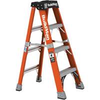 Step Ladder, 4', Fibreglass, 375 lbs. Capacity, Type 1AA Absolute Business Supply