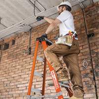 Step Ladder, 12', Fibreglass, 375 lbs. Capacity, Type 1AA Absolute Business Supply