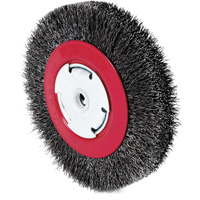 101F-3M Crimped Wire Wheel, 6" Dia., 0.014" Fill, 1/2"/2"/5/8" Arbor Absolute Business Supply