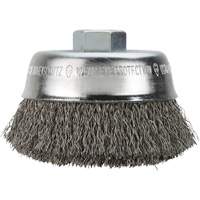 Brosse-boisseau &agrave; fils cr&ecirc;p&eacute;s en acier au carbone Absolute Business Supply