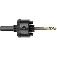 Hole Saw Arbor &amp Pilot Drills, 1-1/4" and Larger, 7/16" Shank Absolute Business Supply
