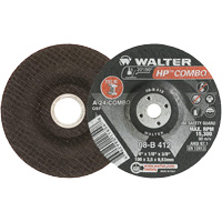 HP Combo Depressed Center Combination Wheel, 4" x 1/8", 3/8" Arbor, Type 27 Absolute Business Supply